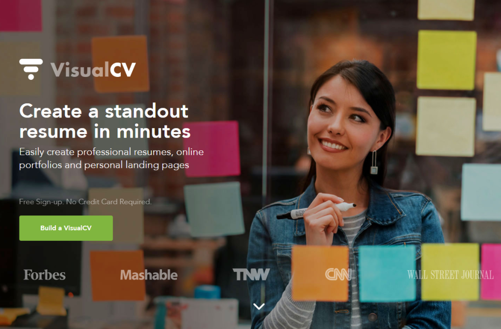 Online CV Builder and Professional Resume CV Maker   VisualCV